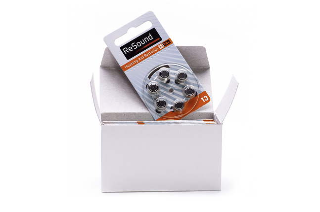 Air/zinc hearing aid batteries